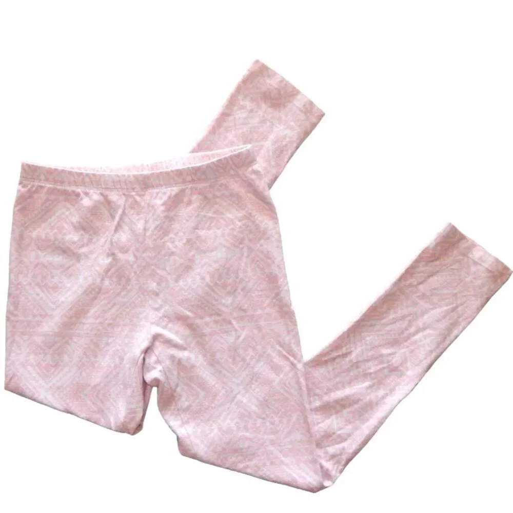 The Children's Place girls medium 7/8 pink white tribal print leggings stretch